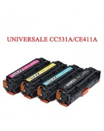 Toner universale per HP CC531A 304A CE411A 305A CF381A Canon 718 ciano 2800pag.