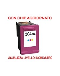 N9K07AE HP 304XL colore -Cartuccia Inkjet per HP DeskJet 3720,3730,3732 alta capacita' CHIP AGGIORNATO